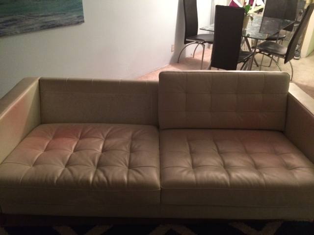 Dye Transfer Stain From Red Blanket, Ikea Karlstad Leather Sofa