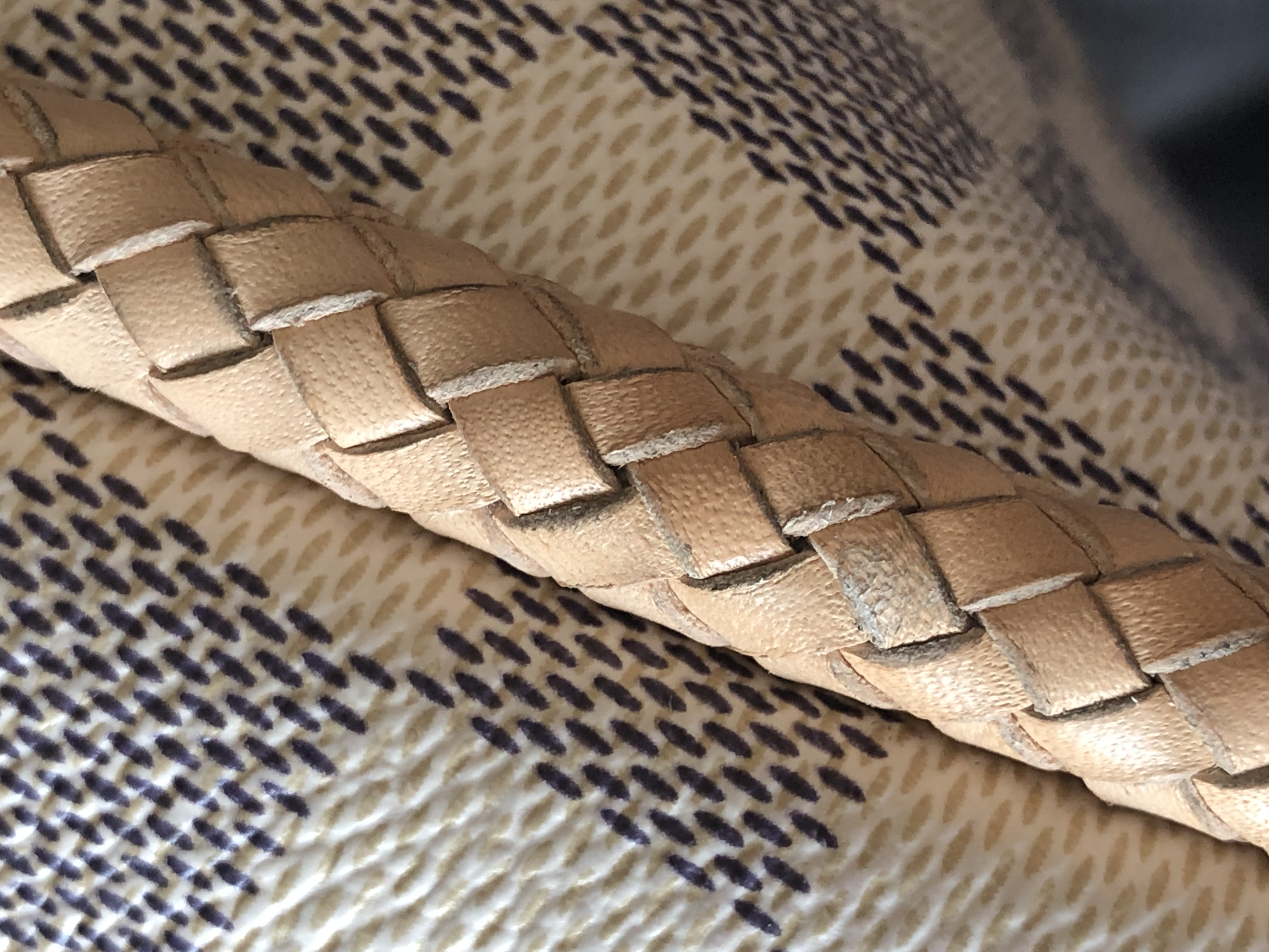 Louis vuitton Azur - vachetta braided handles restore
